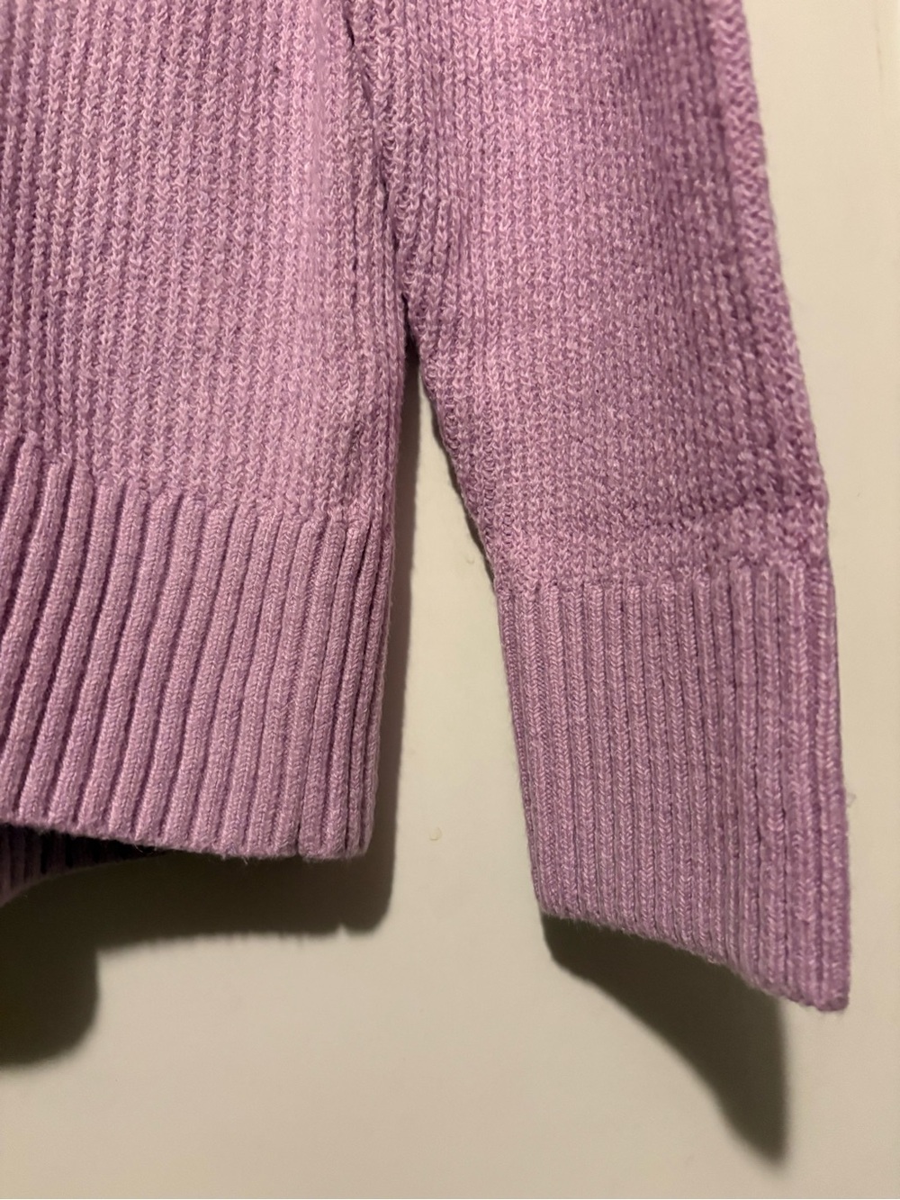 Old Navy Lilac Ribbed Crewneck Sweater - Picture 4 of 5